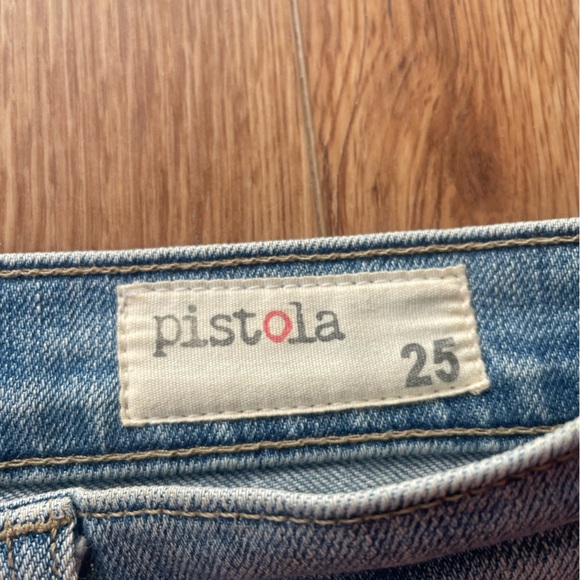 Pistola Stayin Alive ombré hem crop jeans, size 25 - Picture 4 of 8